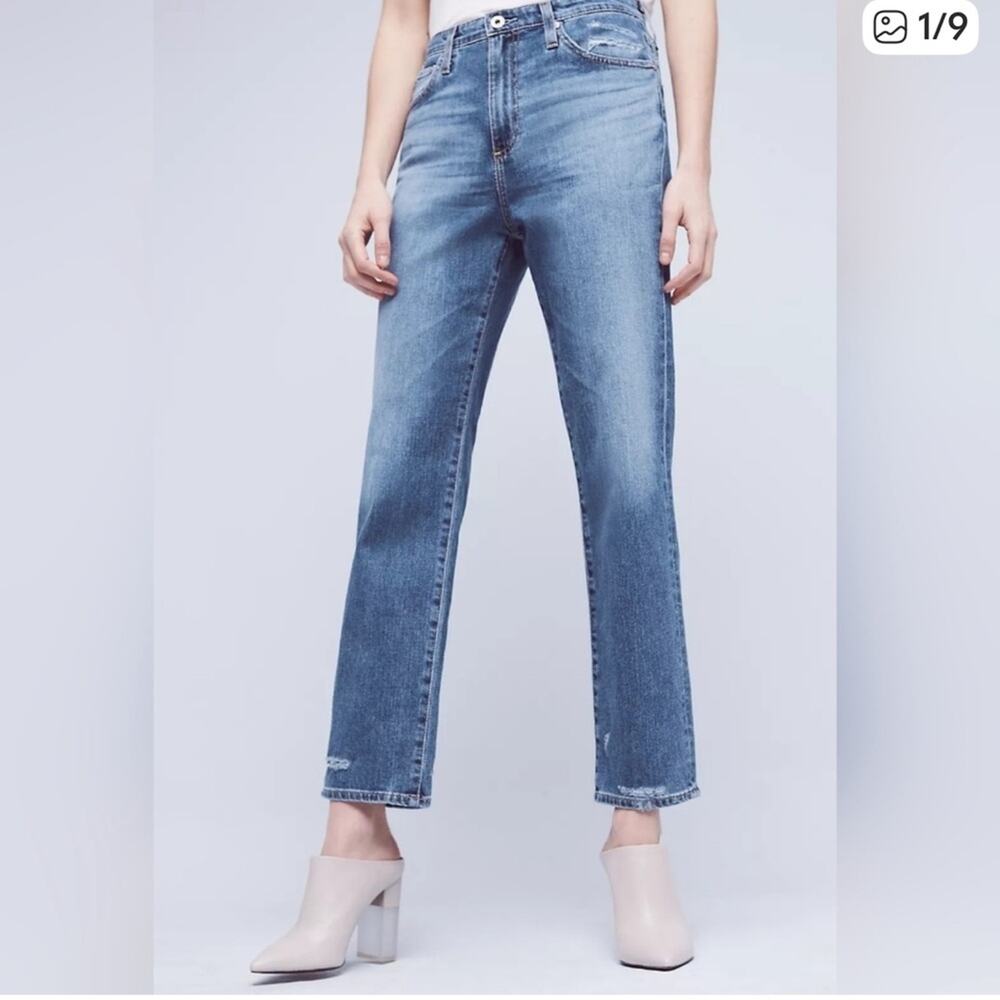 AG Adriano Goldschmied Phoebe Distressed Jeans Women’s Size 30 High Rise 3332-12
